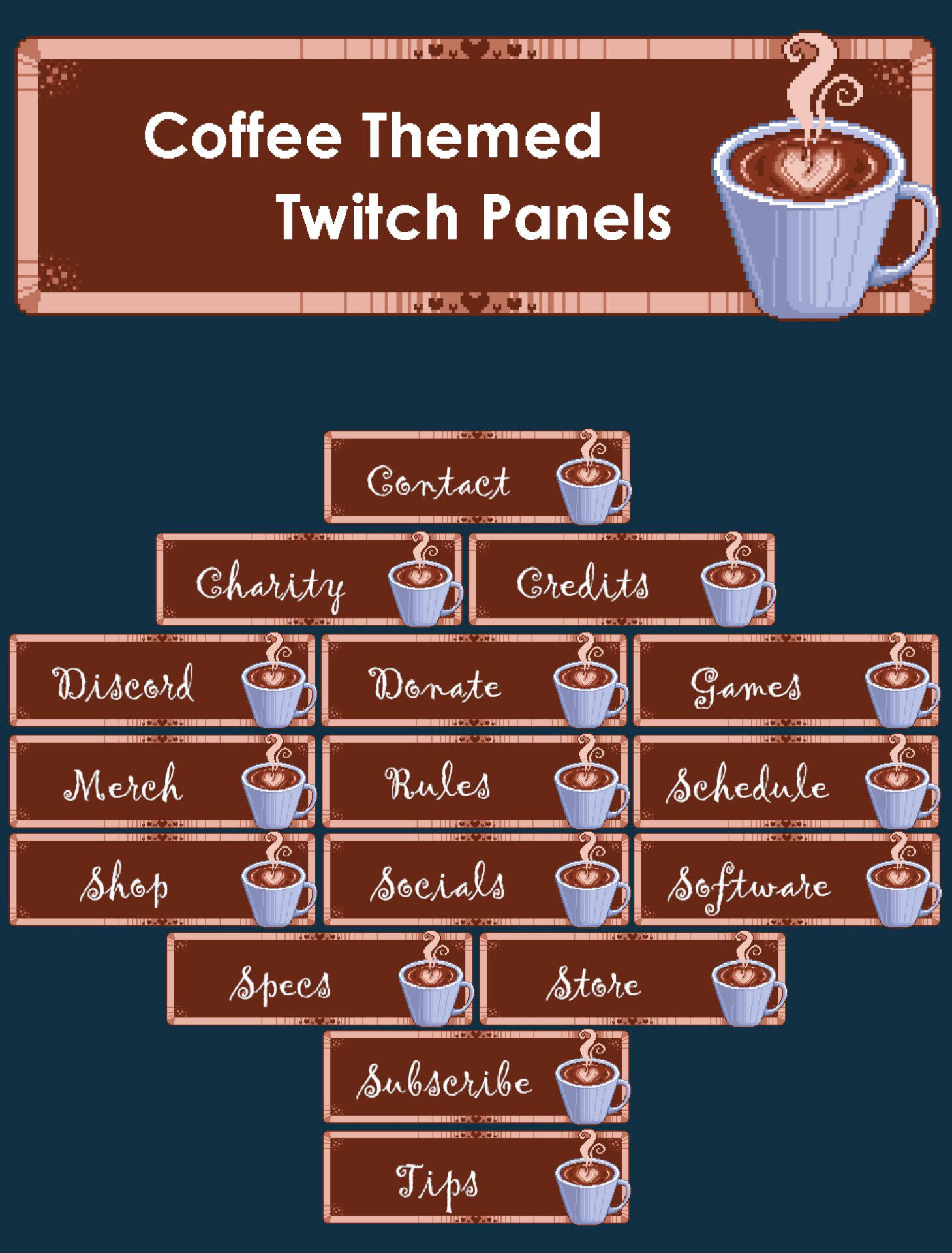 Cafe Twitch Panels