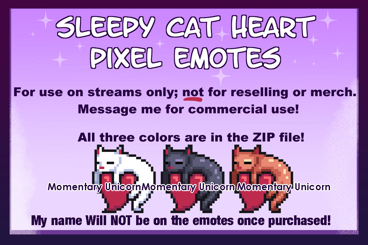 Cat Heart Emote - Can Use on Discord Too!