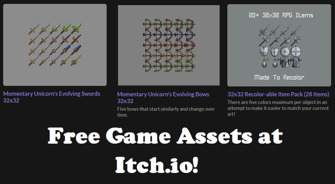 Free RPG Pixel Art Assets